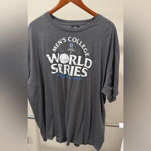 Fanatics Men's College World Series Charcoal Tee